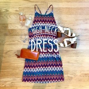 Francesca’s High-Neck Dress